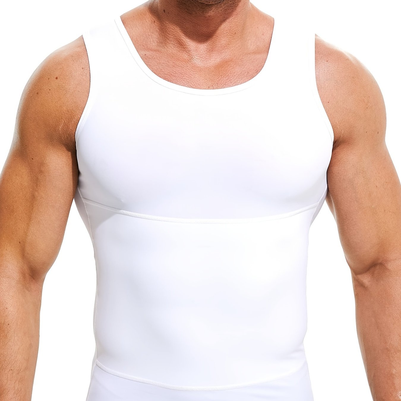 Men's Compression Sweat Vest for Workout Slimming