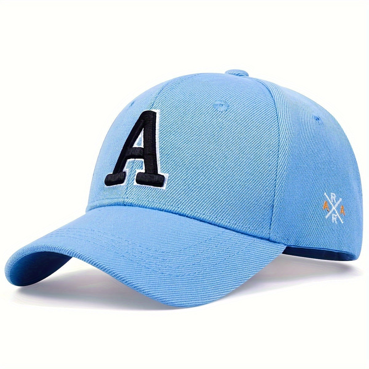 Men's A Letter Embroidery Baseball Cap, Outdoor Sun Protection Casual Cap for Spring and Autumn Travel.