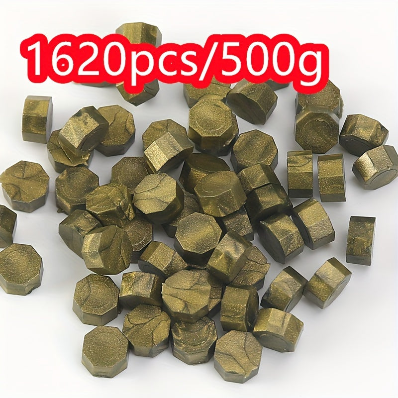 1620pcs/500g Octagonal wax particles for envelope special mud DIY gift box sealing wax retro bulk sealing wax particle