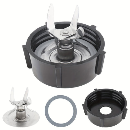 The ePathChina Ice Crusher Attachment for Oster 5 & 6 Cup Blenders features 6 sharp blades and is made of metal and plastic.