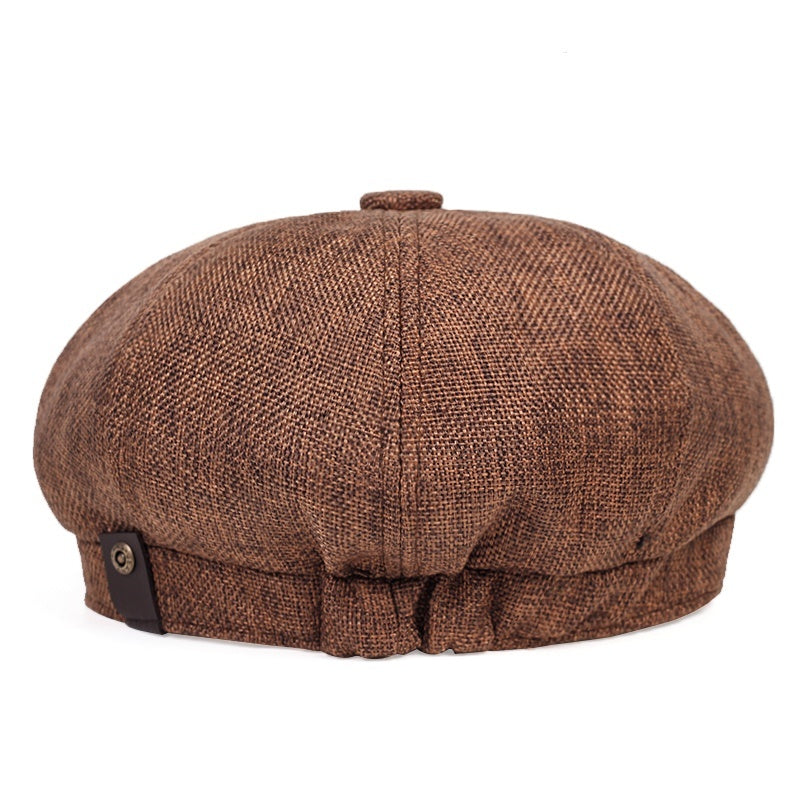 Polyester Newsboy Caps for Men and Women, Crafted for a Mature Style.