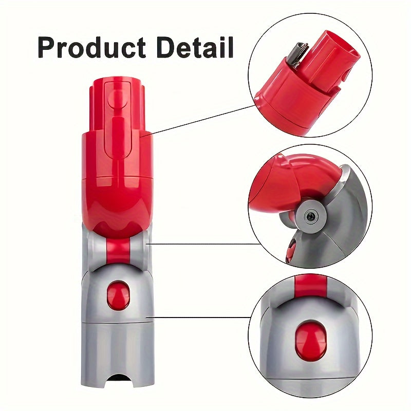 Dyson V7, V8, V10 va V11 modellari bilan mos keladigan pastki adaptor. Tozalash asboblari uchun 967762-01 partiya raqamiga ega tez chiqarish adaptor asbobi.