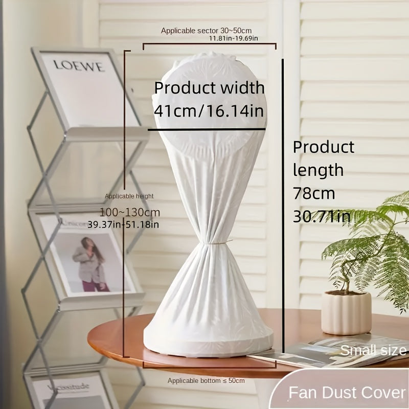 Protect your tower fan with this durable dust cover. Made from easy-clean fabric, this cover is designed to fit most vertical electric fans. An essential home accessory, this cover will keep your fan clean and in good condition while not in use. Perfect