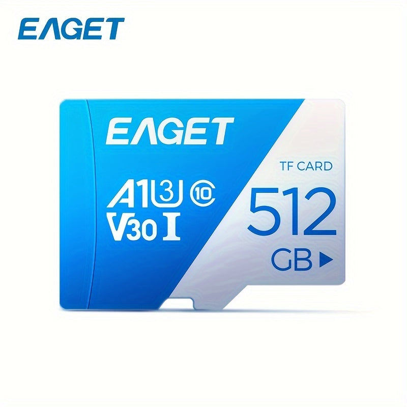 EAGET 128GB SD Card, V30, A1 Class 10, High-Speed, Long-lasting, Compatible with Multiple Devices, Ideal Gift for Birthday/Easter/Boy/Girlfriend