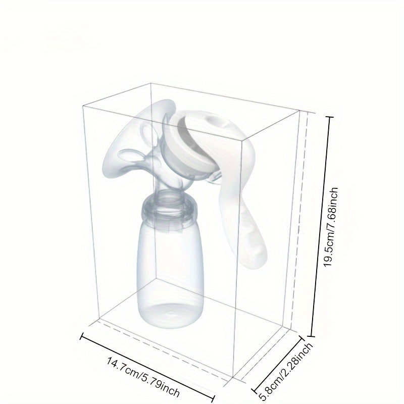 Нежный и удобный ручной молокоотсос - мощное всасывание, нетоксичный молокоотсос для новых матерей, инструмент для грудного вскармливания