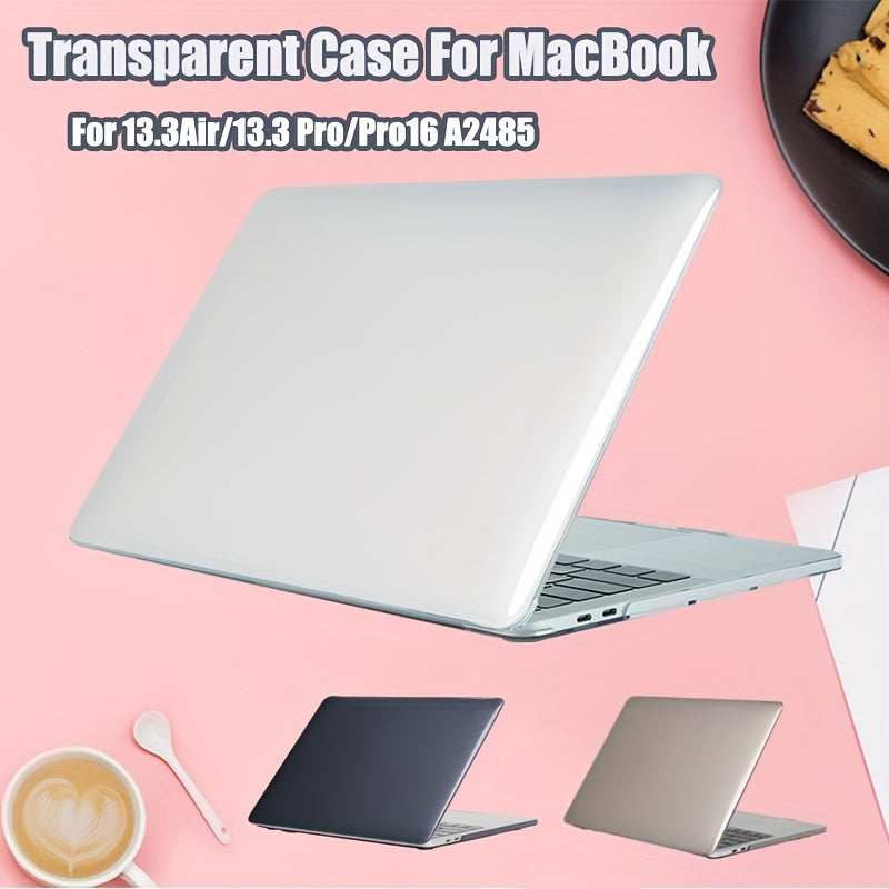 Protective case for MacBook Air/Pro, with non-slip pad and waterproof/dust-proof features. Fits models A2485, A2780, A2681, A2337, A2338.