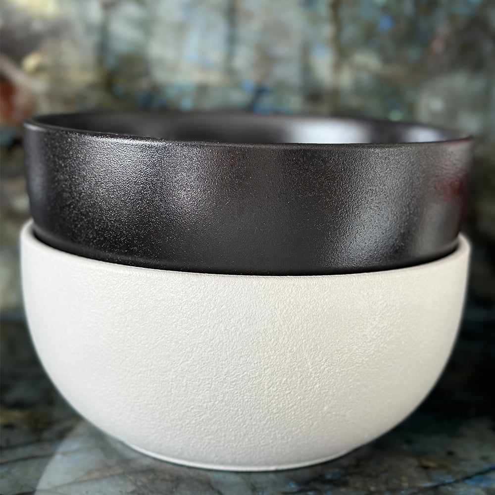 Large Ceramic Bowl from KINGLANG - Ideal for Soup, Salad, Ramen & More - Sturdy Tableware for Kitchen & Restaurant Use