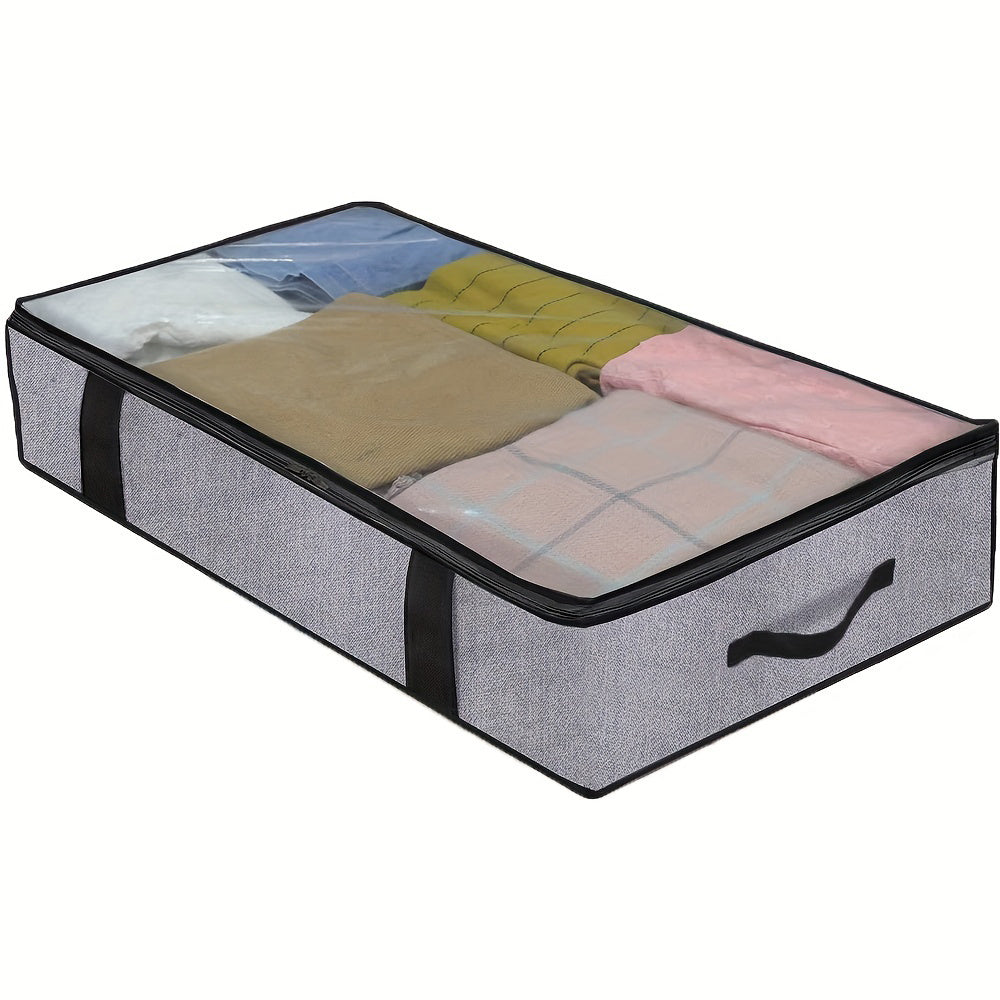 Get organized with this Quilt Storage Bag, perfect for storing your quilts throughout the holidays - Halloween, Thanksgiving, and Christmas. This collapsible Non-woven Storage Bag is moisture-proof and dust-proof, making it the perfect organizer for your