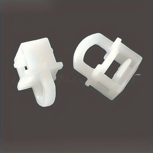 Upgrade your car with these timeless plastic window curtain clip buckles. Compatible with all car track sliders, these accessories add a touch of sophistication to your vehicle.