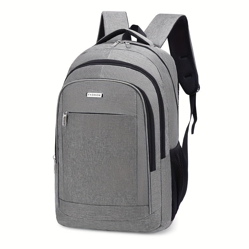 Large capacity waterproof travel backpack suitable for outdoor hiking and short trips, featuring random zipper direction and pull head style.