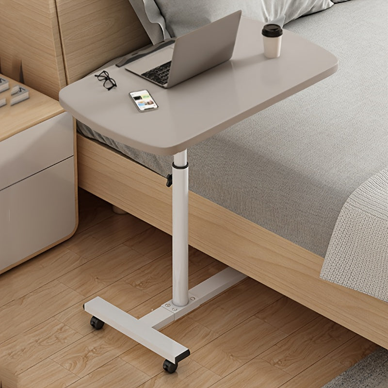 Adjustable Height Laptop Desk - Portable, Swivel Design for Versatile Bedside Use with Foldable Feature