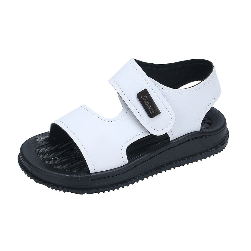 Boys' open-toe sandals that are both stylish and comfortable, perfect for indoor and outdoor beach use, with breathability and lightweight design.