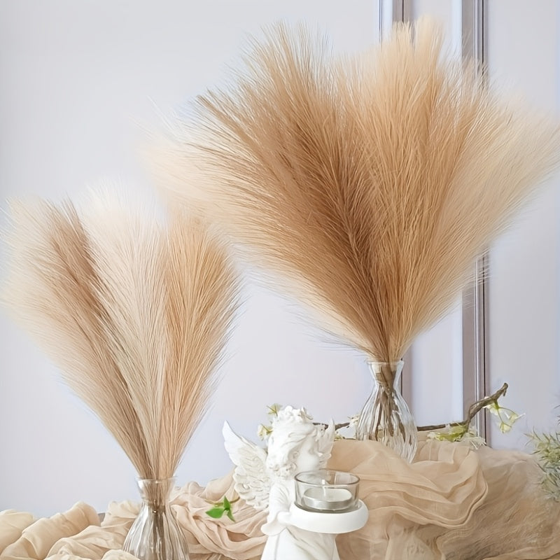 Artificial reed grass decor pack, fabric material, for home weddings and holidays.