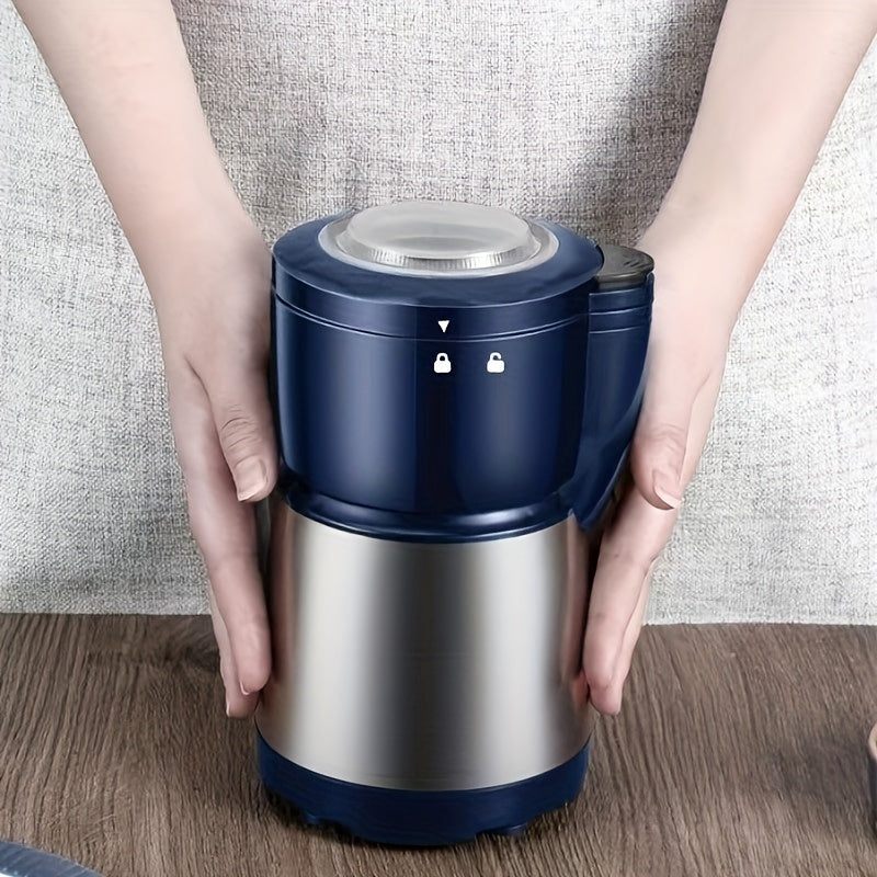 Electric grinder for household use, perfect for finely grinding a variety of grains and miscellaneous grains, Chinese herbal medicine, beans, and coffee.