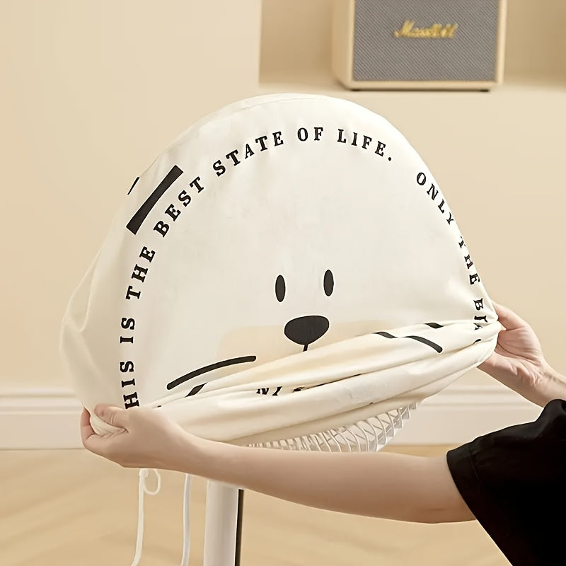 Cover your floor fan with a washable and waterproof protector that keeps away dust and water. This round electric fan cover is perfect for both functional and decorative use in your home.