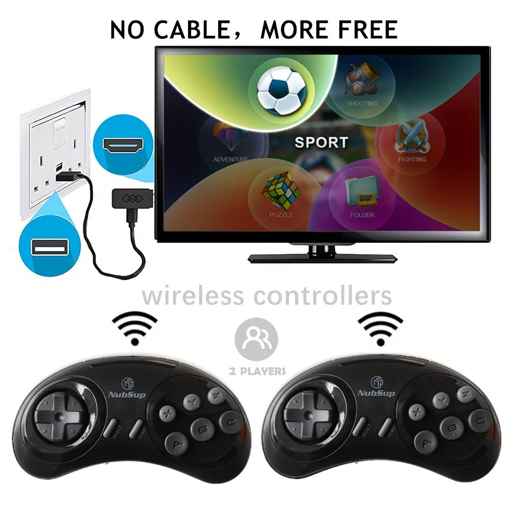 Retro Stick 3.1 Wireless Controller for TV with Plug and Play USB, ABS Material, No Battery, Easy Setup, and 2.4G/3G/4G/5G Connectivity.