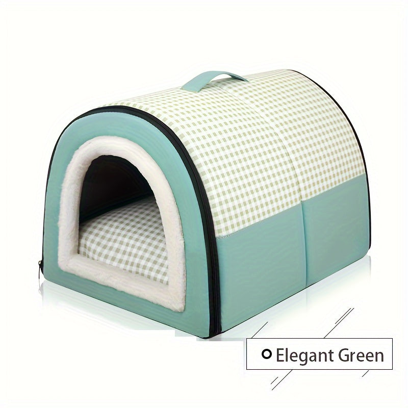 Fashionable and functional pet bed for cats and dogs, available in different sizes and easy to transport.