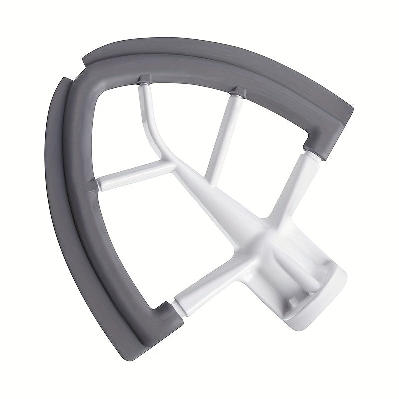 One piece Tilt-Head Flex Edge Beater designed for KitchenAid 4.5-5 Quart Bowl Stand Mixers. This accessory features a flat beater paddle with silicone edges for enhanced mixing and scraping.