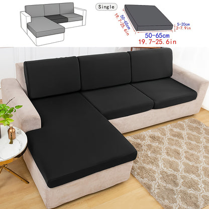 Durable sofa cover in solid color, suitable for pets, dustproof, and machine washable for living room, bedroom, and dining area.