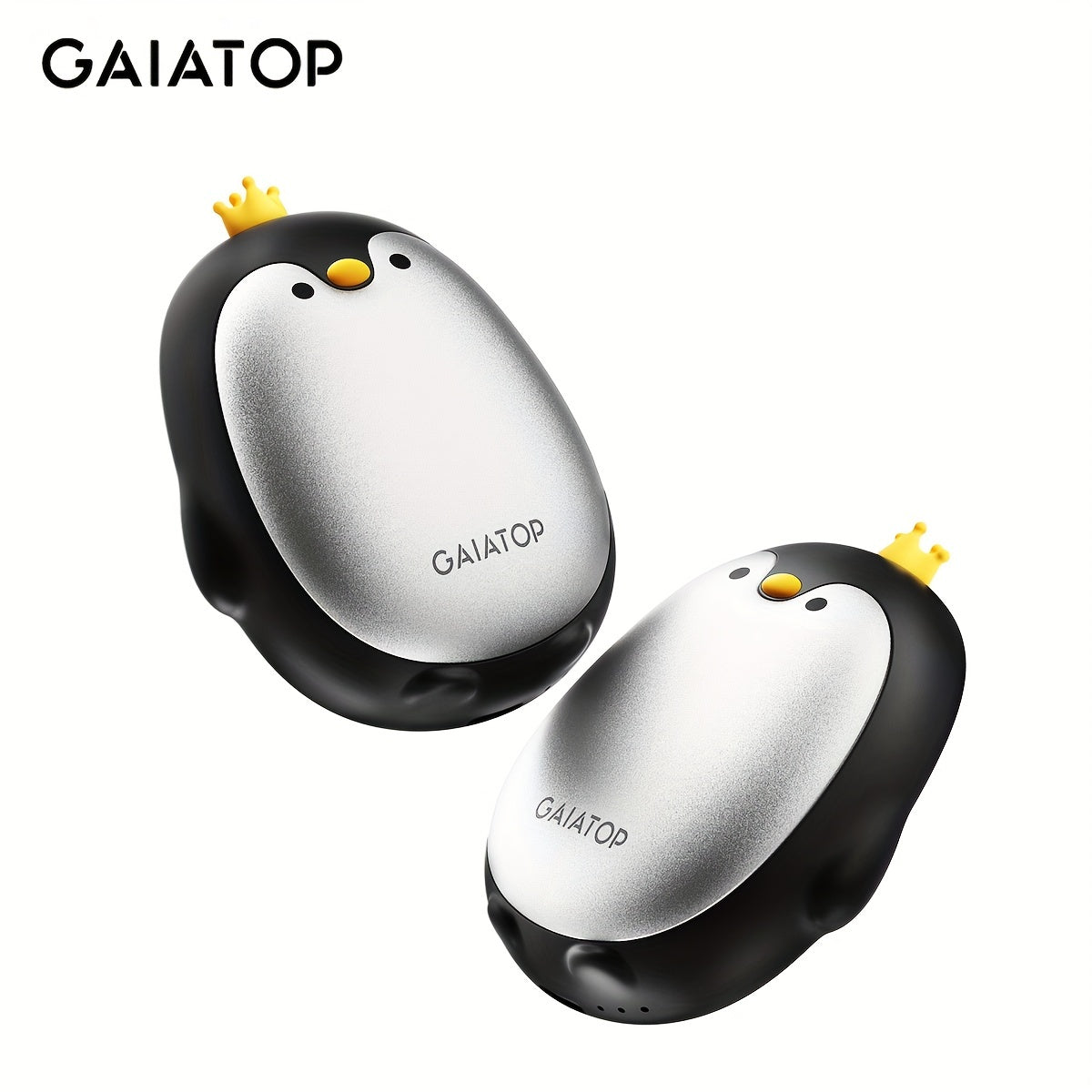 Get your hands on the 2-Pack of GAIATOP Penguin Hand Warmers! These compact USB rechargeable 5W mini hand warmers come with a powerful 3600mAh lithium battery for quick charging and long-lasting warmth in cold outdoor weather. They also make the perfect