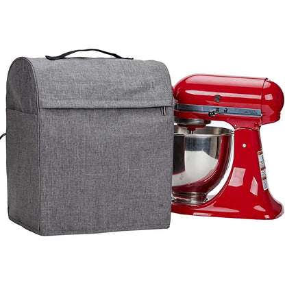 Durable Stand Mixer Dust Cover for Tilt Head 4.5-5 Quart Mixers, Features Accessory Pocket for Safe Storage and Food Handling Protection