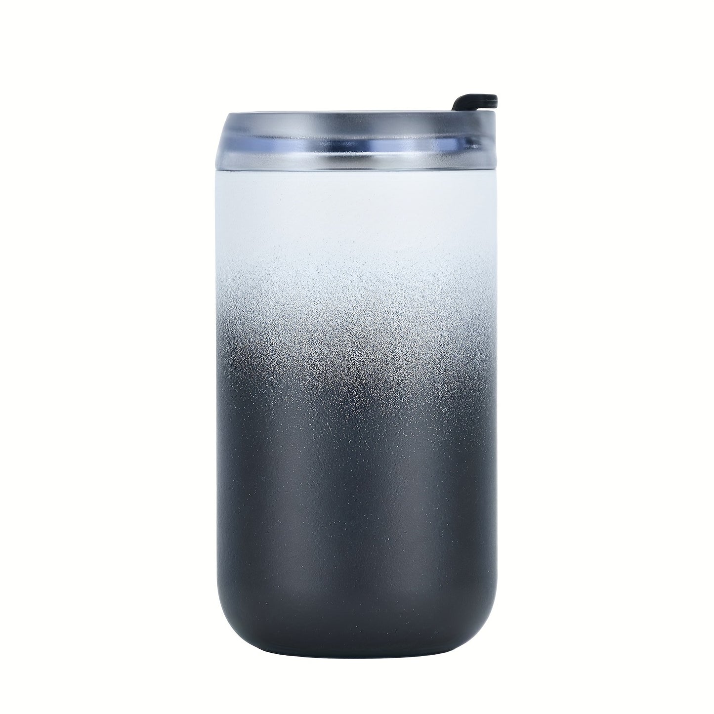 13.5oz stainless steel travel mug with leakproof flip lid for hot and iced drinks. BPA-free, dishwasher safe, 400ml capacity.