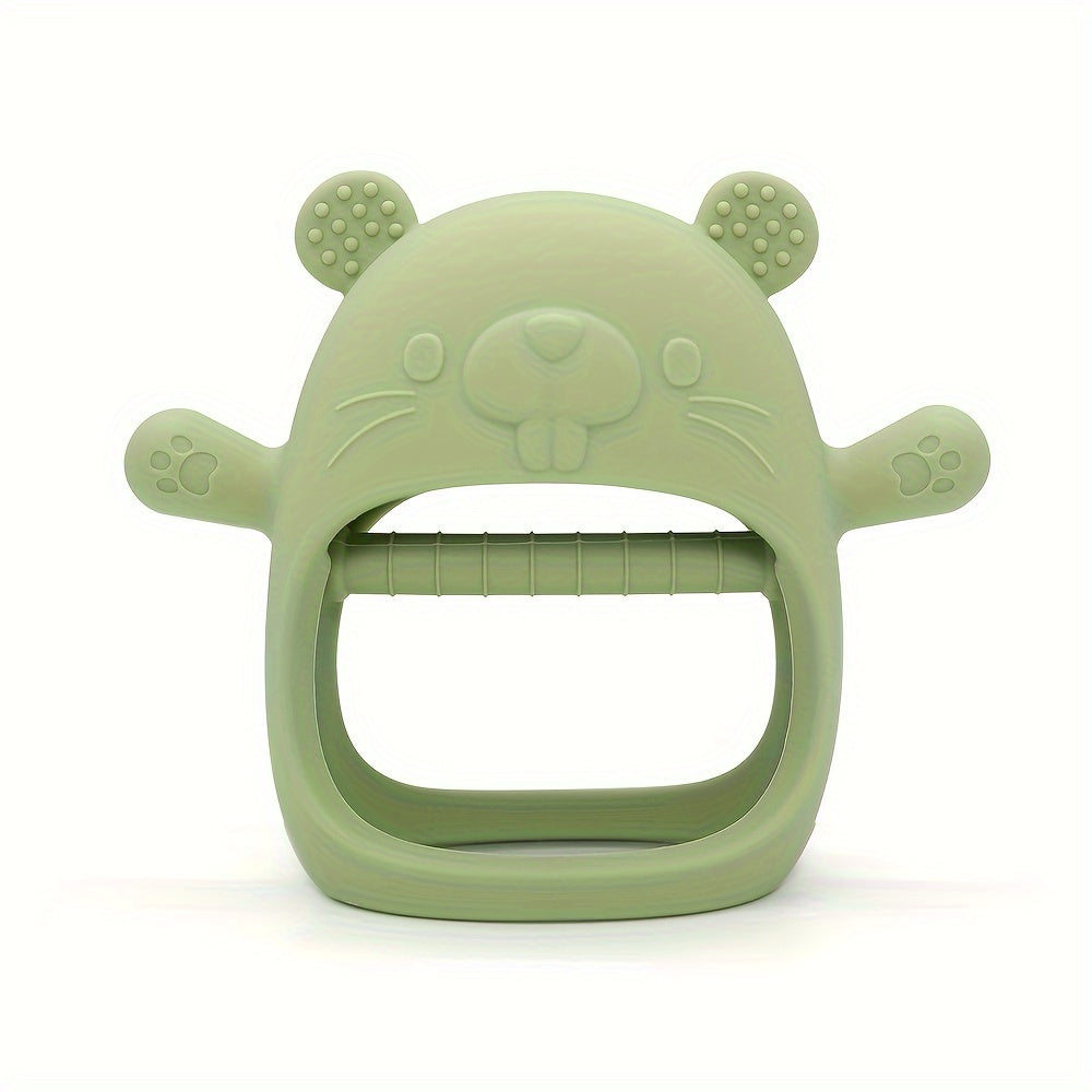 Baby Silicone Teether Groundhog Shape - Perfect for Thanksgiving or Christmas Gift