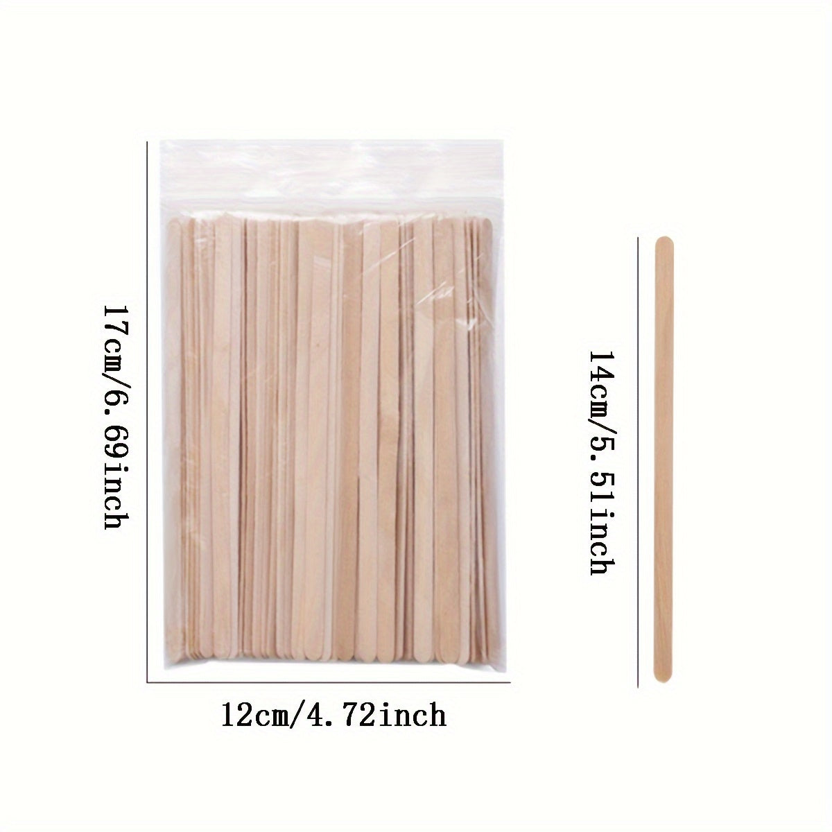 Pack of 100 Wooden Coffee Stirrers - Features Long Handles for Hot Beverage Mixing - Ideal for Combining Honey & Milk Powder - Great Addition to Your Christmas Kitchen & Dining Collection