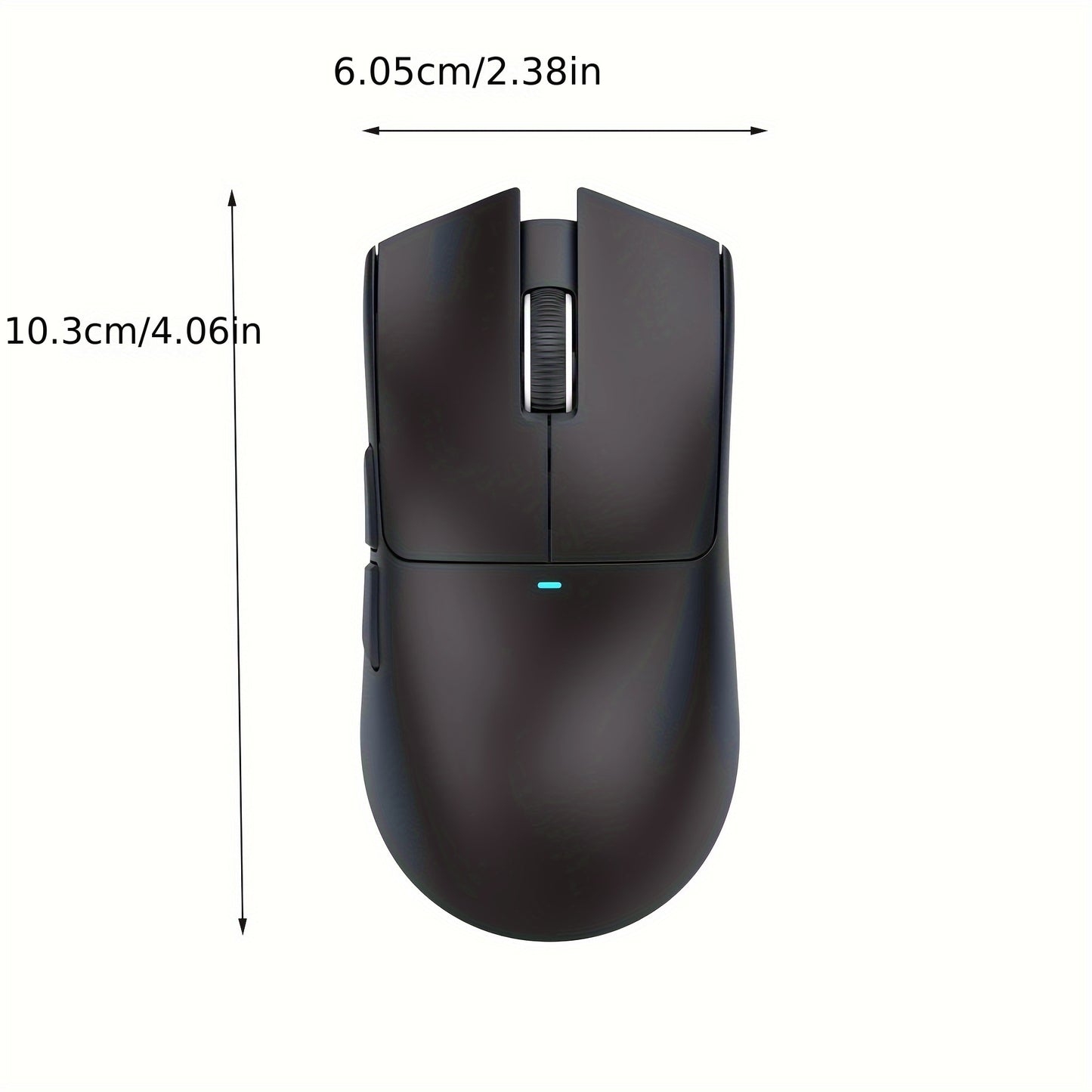 1pc ATTACK SHARK X11 Ambidextrous Gaming Mouse with PixArt PAW3311 Sensor, Wireless/Wired, Magnetic Charging Dock, RGB Lights, for Win11/Xbox/PS