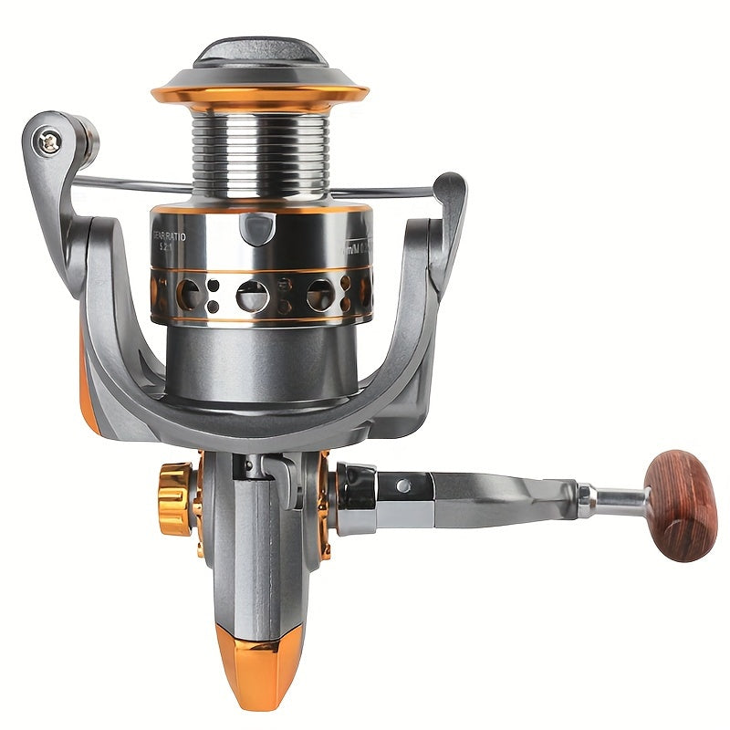 BILLINGS DC Series Spinning Fishing Reel with 5.2:1 Gear Ratio, 11.79KG Max Drag, CNC Metal Spool for Freshwater & Saltwater.