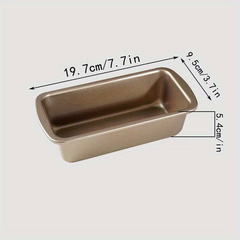 One Nonstick Bread Pan for Baking Loaves, Toast, and Cake in the Oven - Household Kitchen Bakeware Accessory