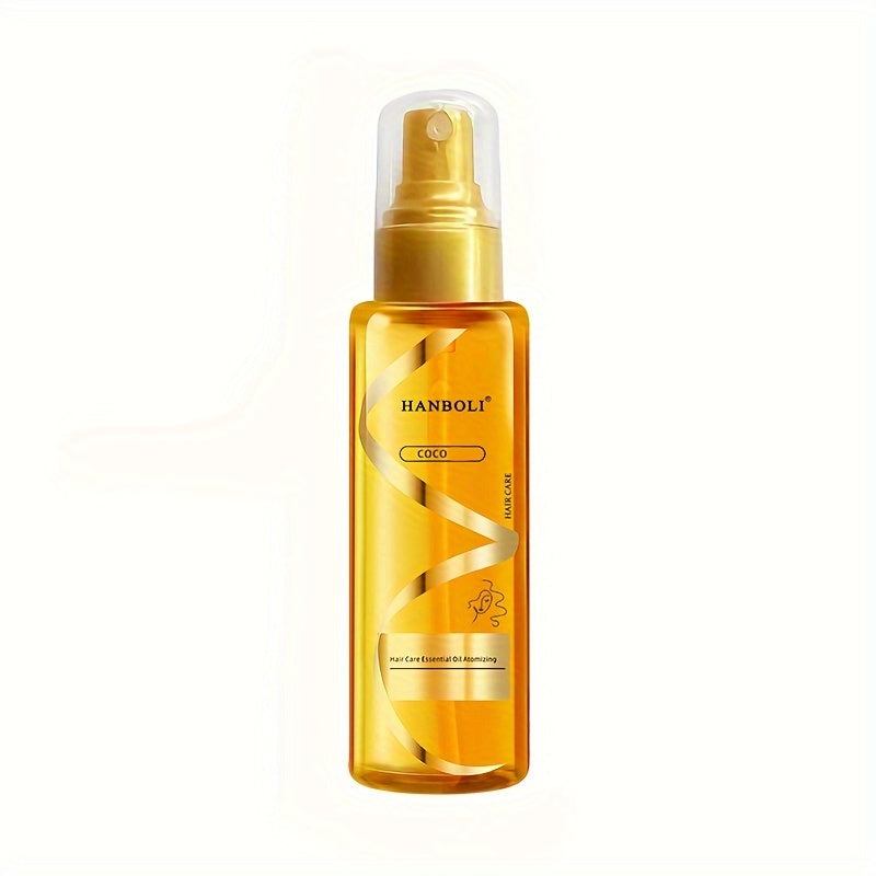 Luxurious hair fragrance spray softens, nourishes, calm frizz, prevents static, and provides long-lasting scent in a no-wash beauty solution in a 100ml bottle.