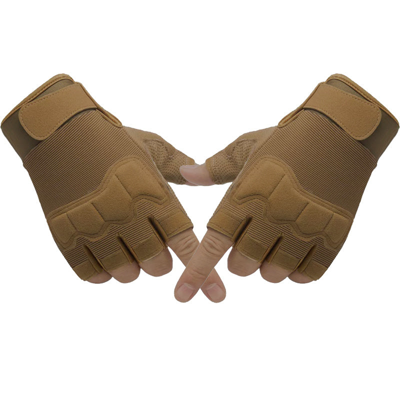 Half-finger gloves for men and women suitable for sports, cycling, fitness, outdoor activities, and fishing.