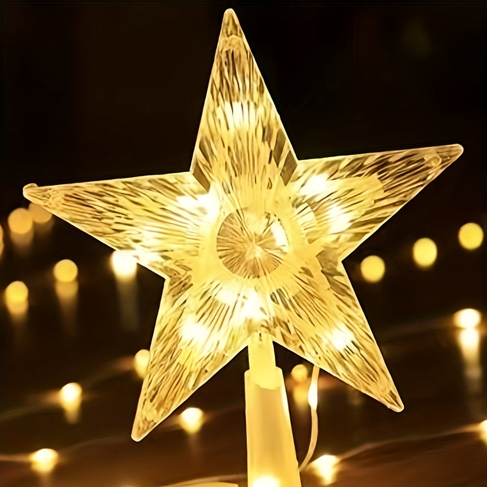 HEEMUUM Battery-Operated Star String Lights - Versatile Fairy Lights for various occasions - Modern Plastic Design.