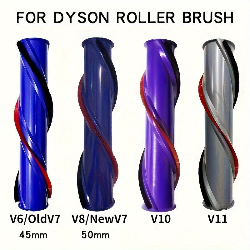 Replace the roller brush on your Dyson V6-V11 cordless vacuum cleaner with this compatible replacement. Made of durable plastic, it is easy to install and compatible with direct drive heads.