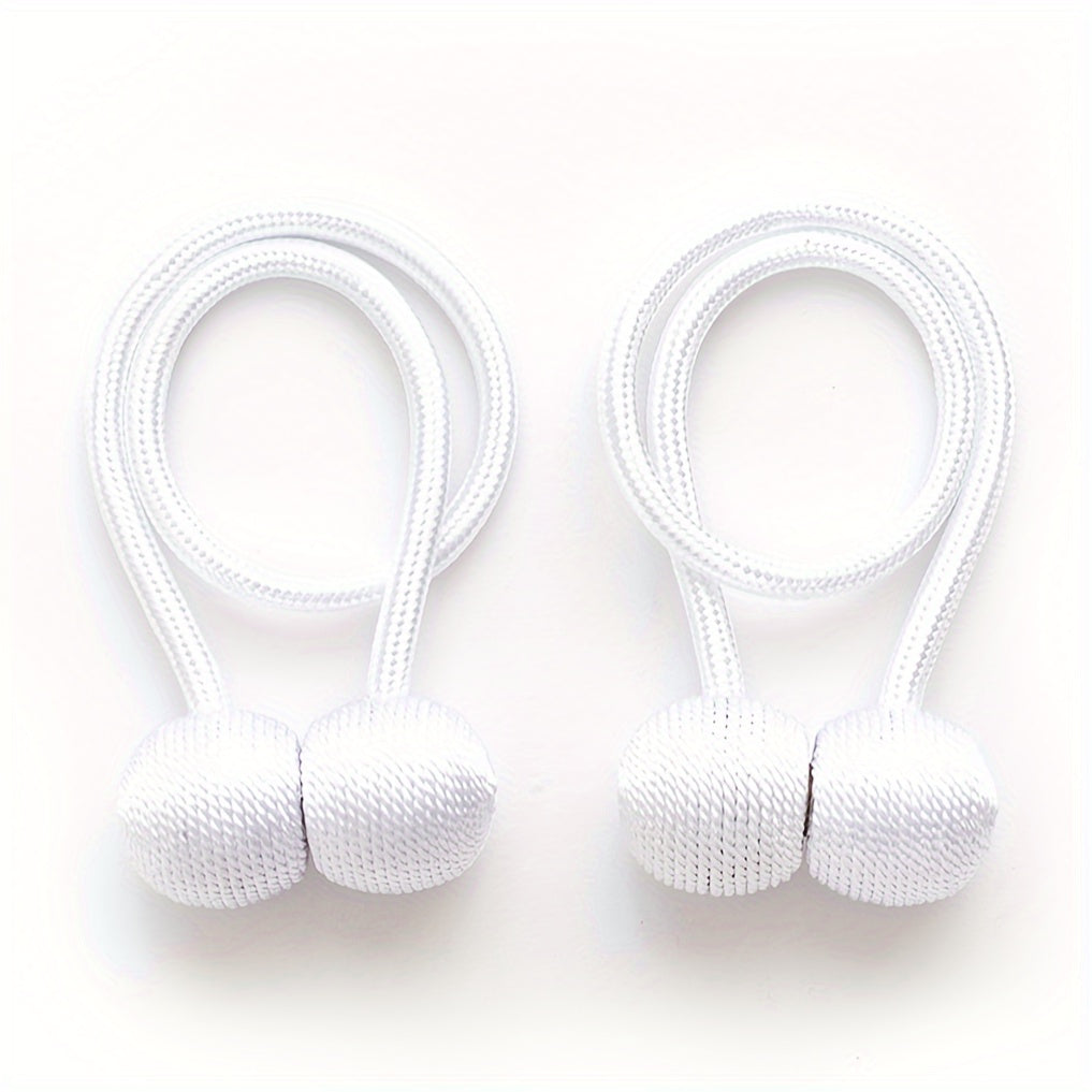 2 Earphone-style Magnetic Buckle Hooks for bathroom shower curtains