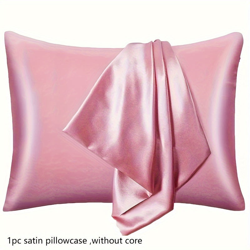 Upgrade your bedroom and sofa with this high-quality solid color satin pillowcase, designed to protect your hair and skin. Soft, breathable, and luxurious, this pillowcase will add a touch of elegance to your home décor. (Pillow not included)