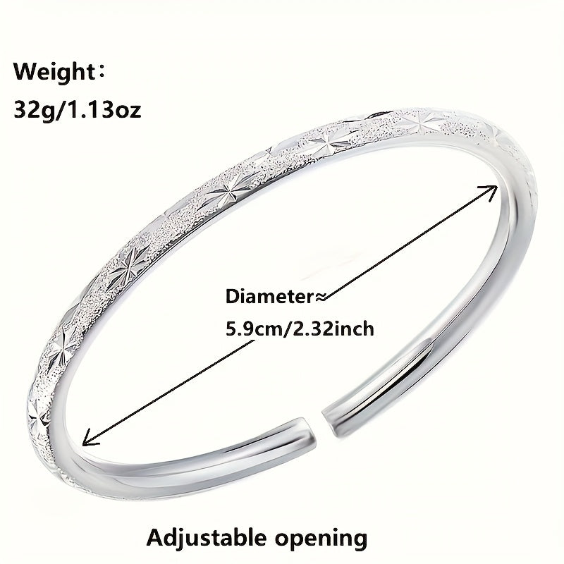 Sterling Silver Open Sky Full of Stars Bracelet, Unisex Design for Fashionable Versatility. Perfect for Women's Everyday Wear, Birthday, Anniversary, Party, Valentine's Day, or Christmas Gifts.