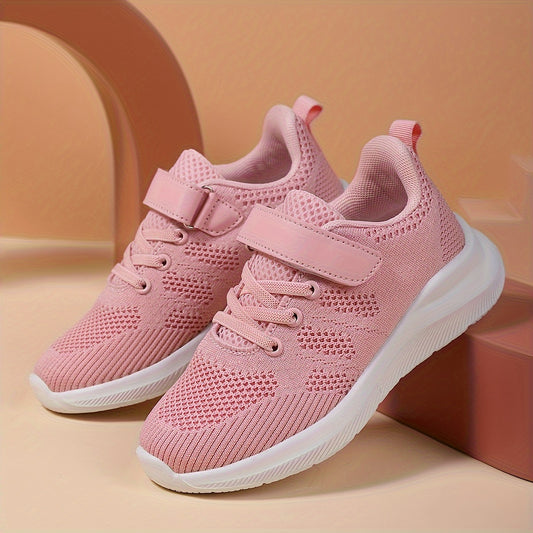 Breathable lightweight sneakers for girls, ideal for outdoor jogging and workouts.