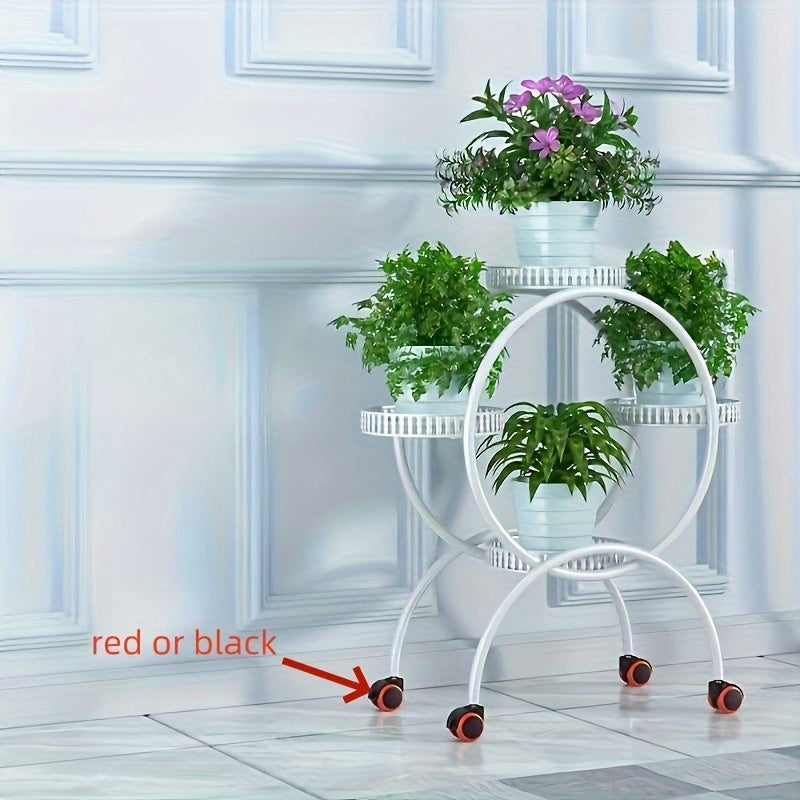 Innovative iron flower stand for pothos plants, perfect for decorating living rooms or gardens.