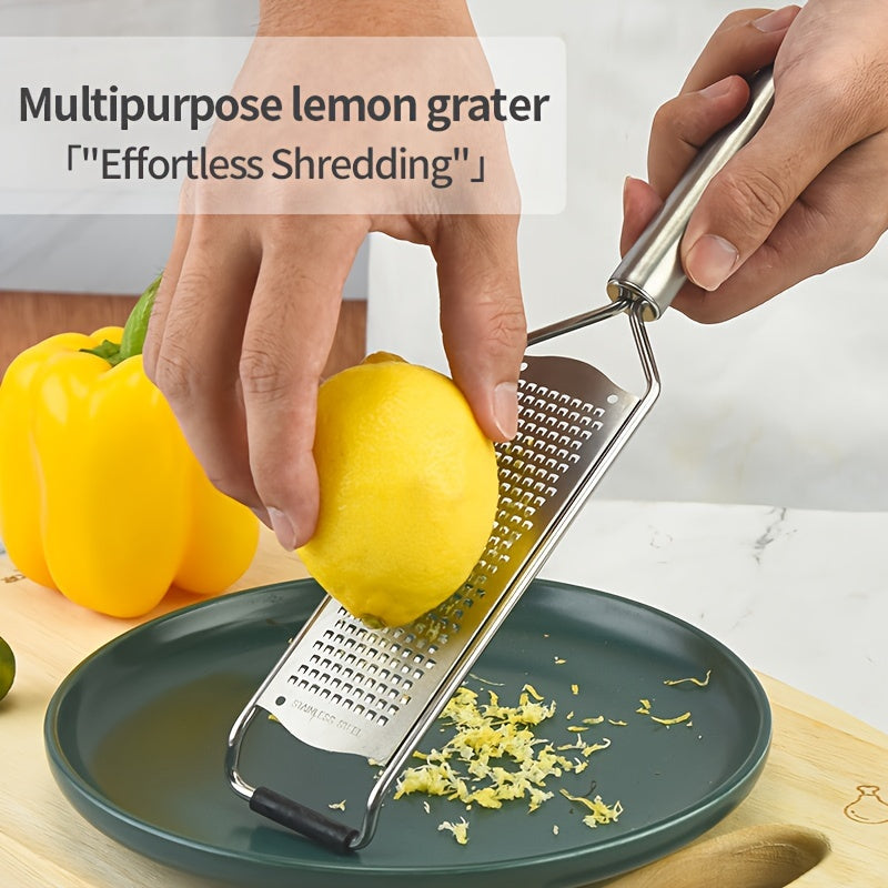 Lemon Zester, Cheese Grater, Stainless Steel Garlic Grater, Ginger Shredder, Creative Cheese Grater, Vegetable Grater - Kitchen Gadgets and Tools