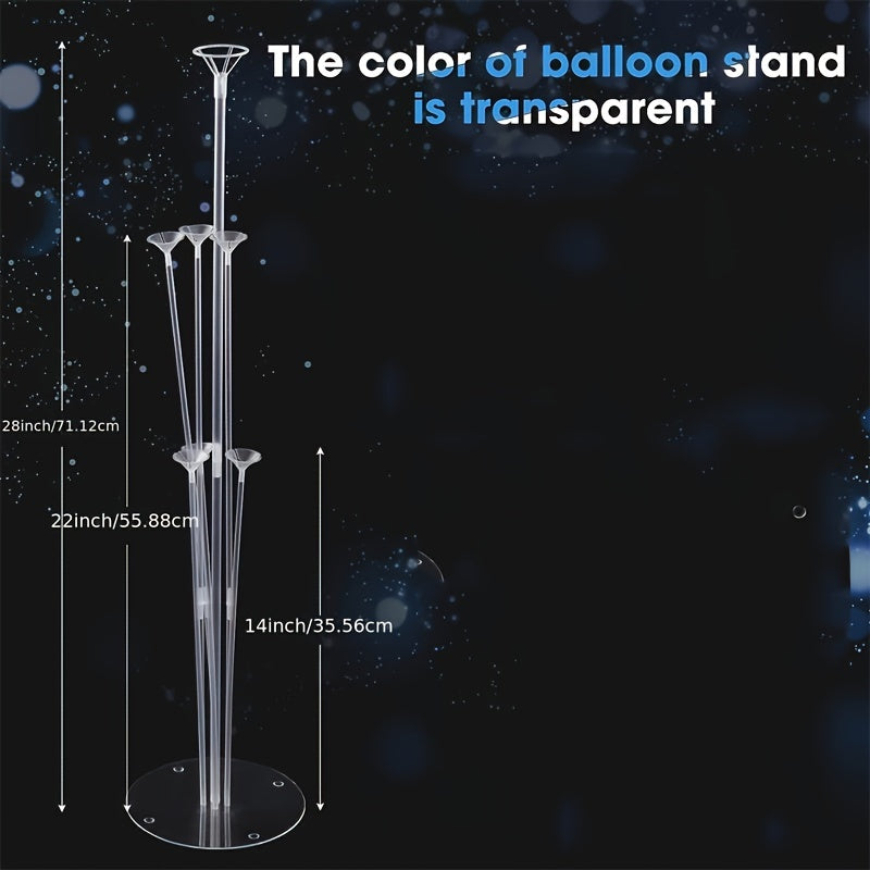 Table balloon stands in either 2 or 4 sets.