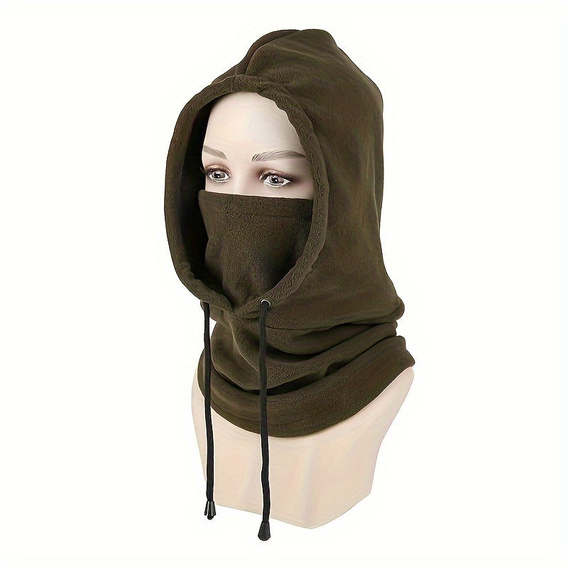 Stay warm during outdoor activities with this Polyester Balaclava Face Scarf. Perfect for cycling, skiing, or other cold weather activities, this windproof mask is crafted with woven techniques for durability. The elastic design ensures a comfortable