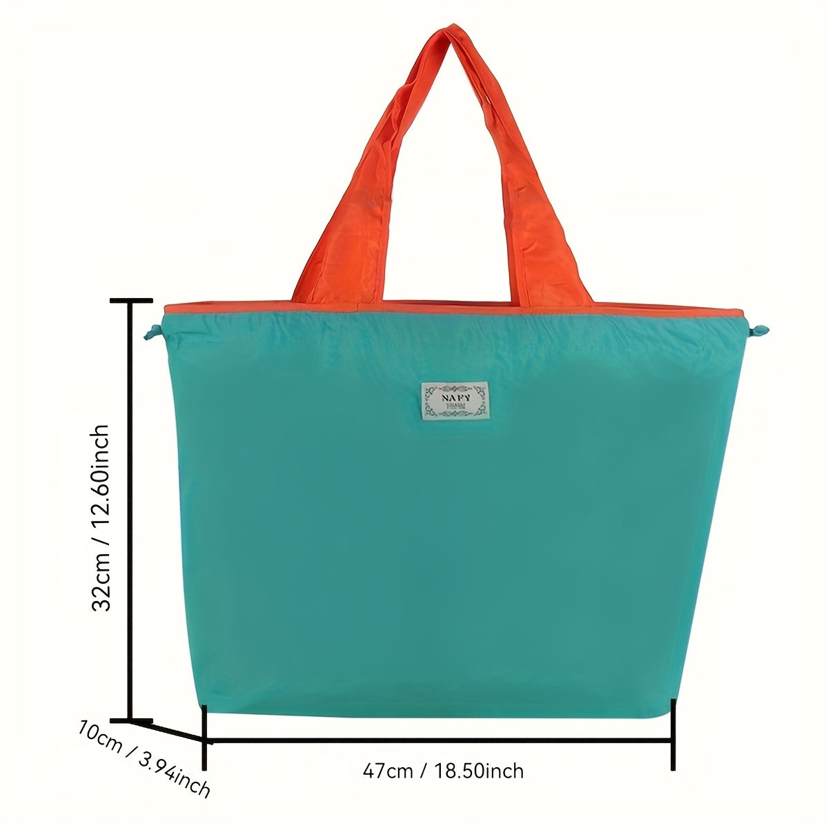 High-Quality Reusable Shopping Bag with Washable Pocket, Large Capacity and Foldable Design, Perfect for Kitchen and Dining Supplies Shopping, Portable and Convenient to Carry, Eco-Friendly and Durable Shopping Bag