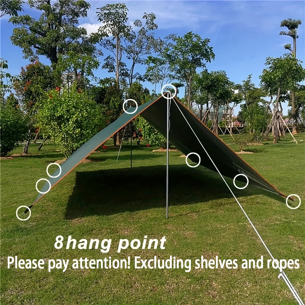 Lightweight garden canopy made of waterproof canvas, suitable for camping, hammocking, and providing sun protection at the beach and outdoors.