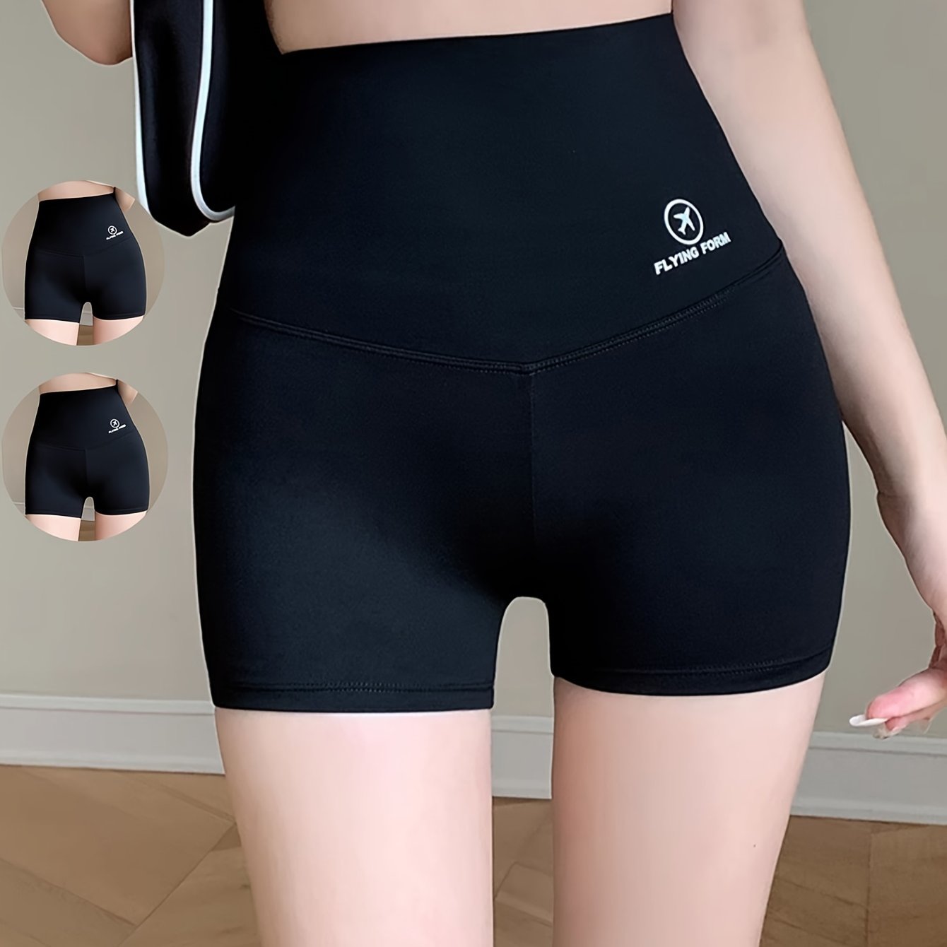 2 Shark Pants for Women, Thin Summer Style, Abdomen-Lifting, Gluteus Maximus Support, Anti-Slip, Traceless, Wearable Bottoming Safety Shorts