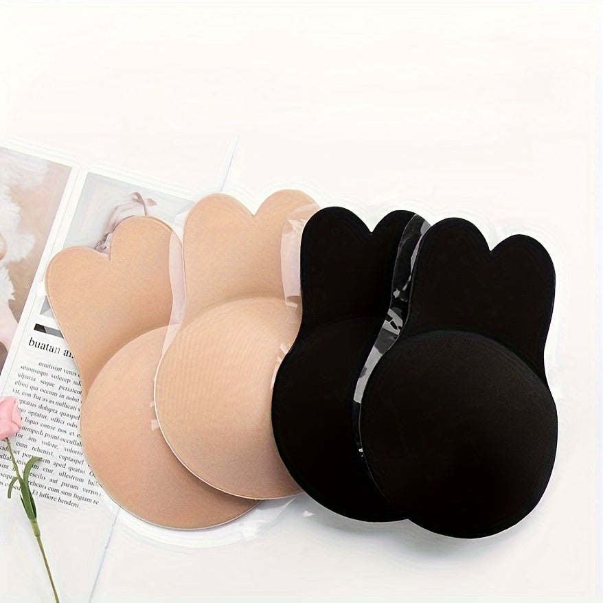 Invisible strapless push-up bra for women, seamless and anti-convex lift.