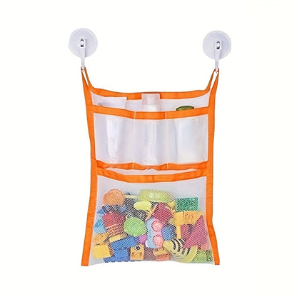 1-piece Bathroom Net Bag for hanging bath storage and washing.