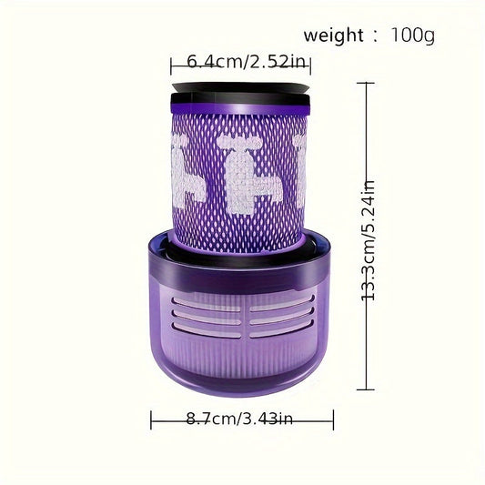 Comparison between 2 Alternatives for Dyson V12 Test Ultra-Thin Wireless Vacuum Filter, Similar to Part 971517-01