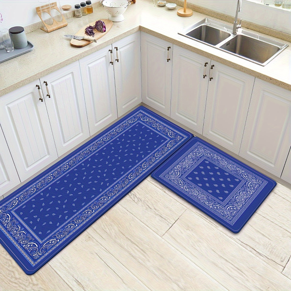 Waterproof Non-Slip Indoor Door Runner Rug for Kitchen, Home Office, Sink, Laundry - Quick Dry, Absorbent, Comfortable, 1 Piece